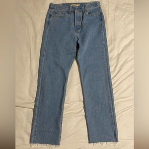Levi’s straight leg jeans